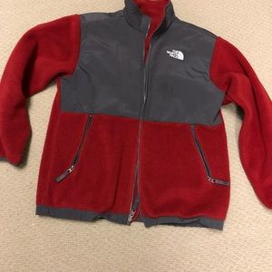 Boys XL North Face polartec full zip jacket